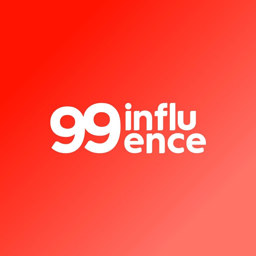 Rebrand de marca: 99 Influence, identidade visual, startup, logo